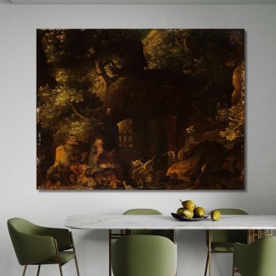 The Temptation Of St Anthony Jan Brueghel The Elder jbe45 canvas print 