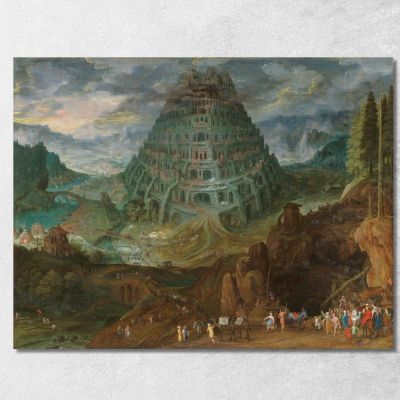 The Tower Of Babel Jan Brueghel The Elder jbe46 canvas print 