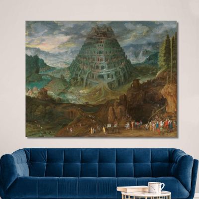 The Tower Of Babel Jan Brueghel The Elder jbe46 canvas print 