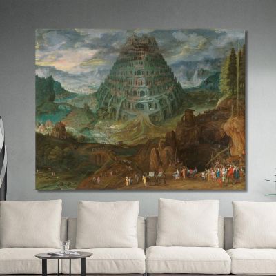 The Tower Of Babel Jan Brueghel The Elder jbe46 canvas print 