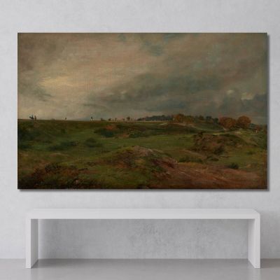 A Road Across Hampstead Heath John Constable jcn6 canvas print 