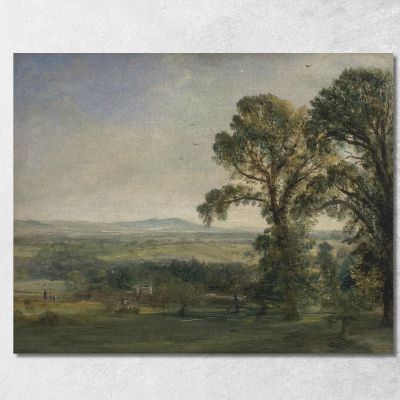 Bardon Hill Coleorton Hall John Constable jcn14 canvas print 