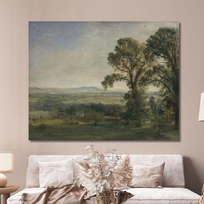 Bardon Hill Coleorton Hall John Constable jcn14 canvas print 