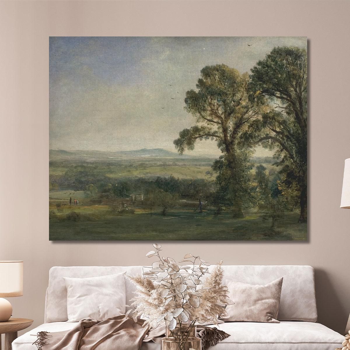 Bardon Hill Coleorton Hall John Constable jcn14 canvas print 