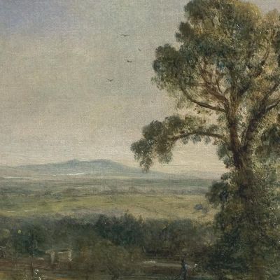 Bardon Hill Coleorton Hall John Constable jcn14 canvas print