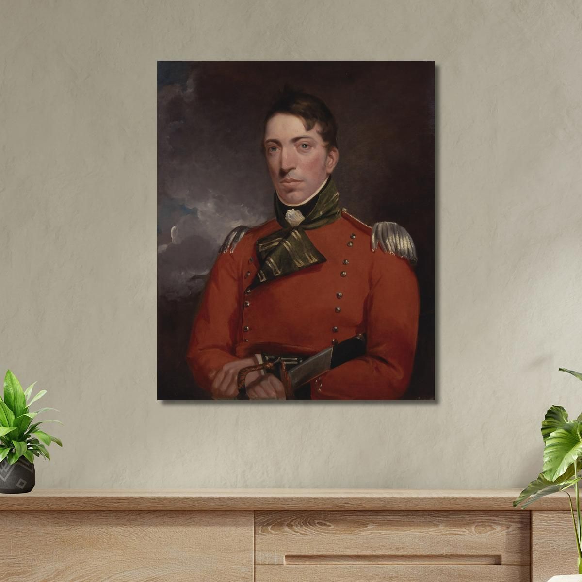 Captain Richard Gubbins John Constable jcn17 canvas print 