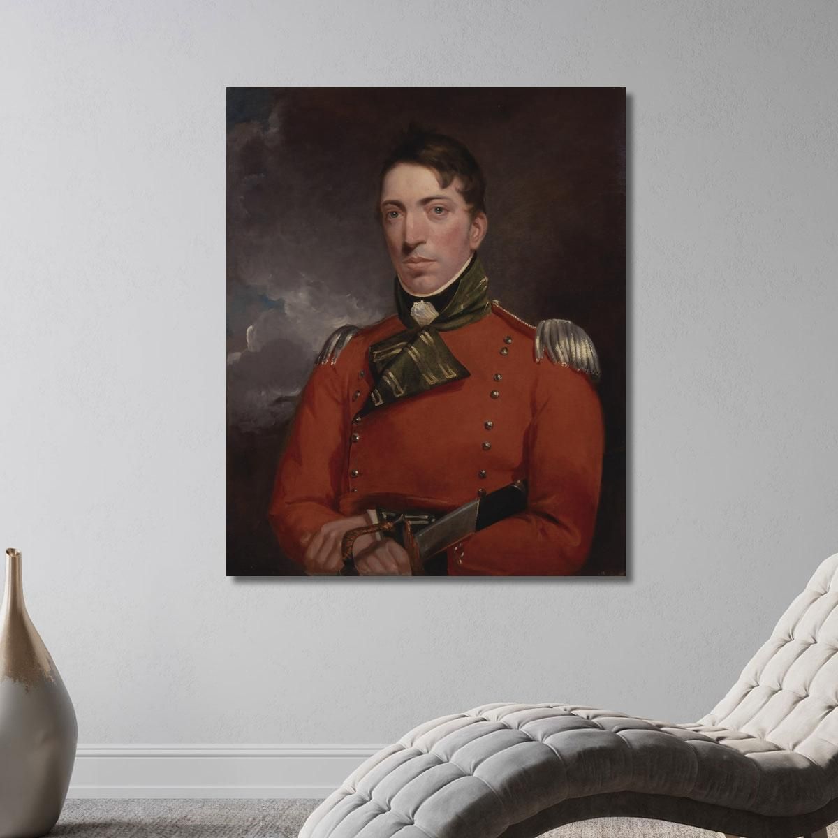 Captain Richard Gubbins John Constable jcn17 canvas print 