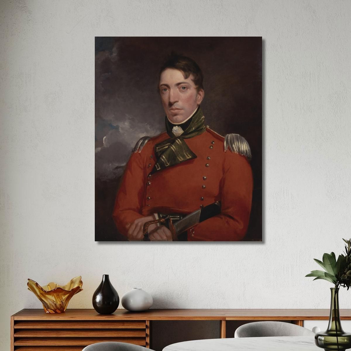 Captain Richard Gubbins John Constable jcn17 canvas print 