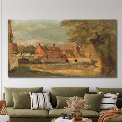 Flatford Mill John Constable jcn39 canvas print 