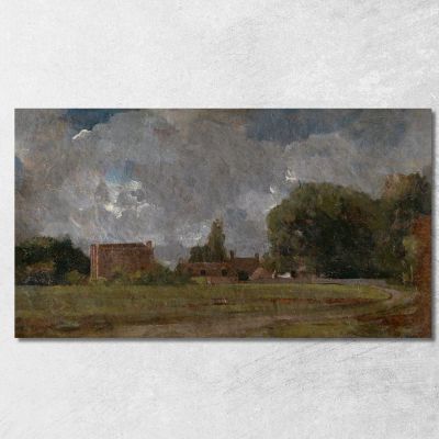 Golding Constable'S House East Bergholt- The Artist'S Birthplace John Constable jcn41 canvas print 