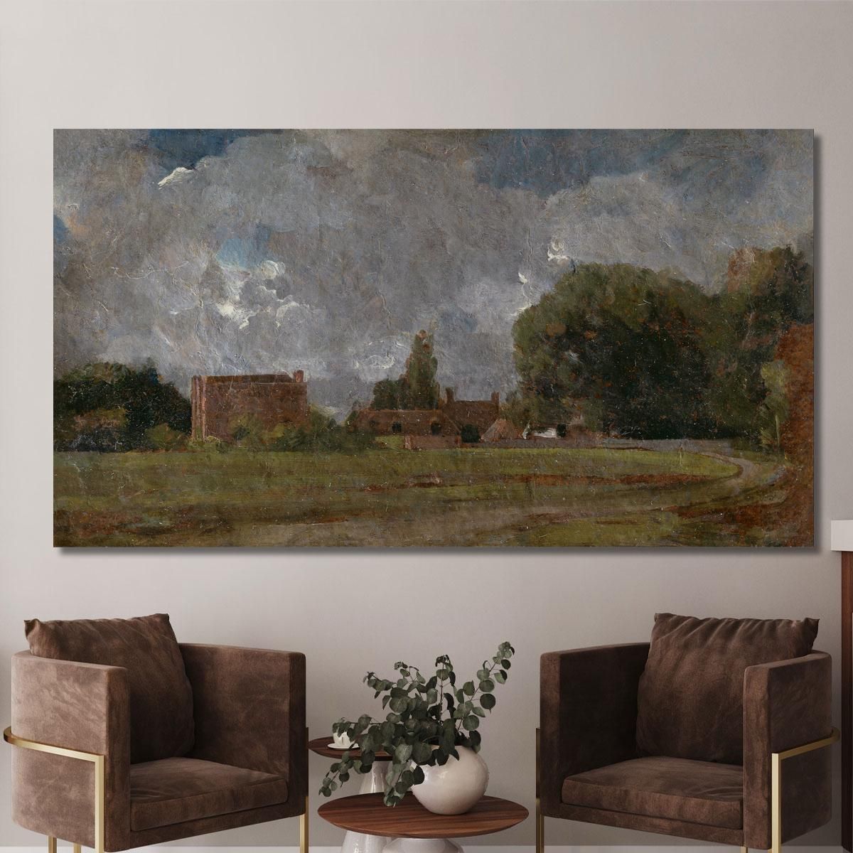 Golding Constable'S House East Bergholt- The Artist'S Birthplace John Constable jcn41 canvas print 