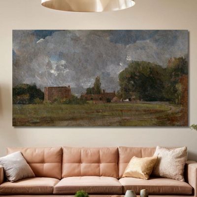 Golding Constable'S House East Bergholt- The Artist'S Birthplace John Constable jcn41 canvas print 