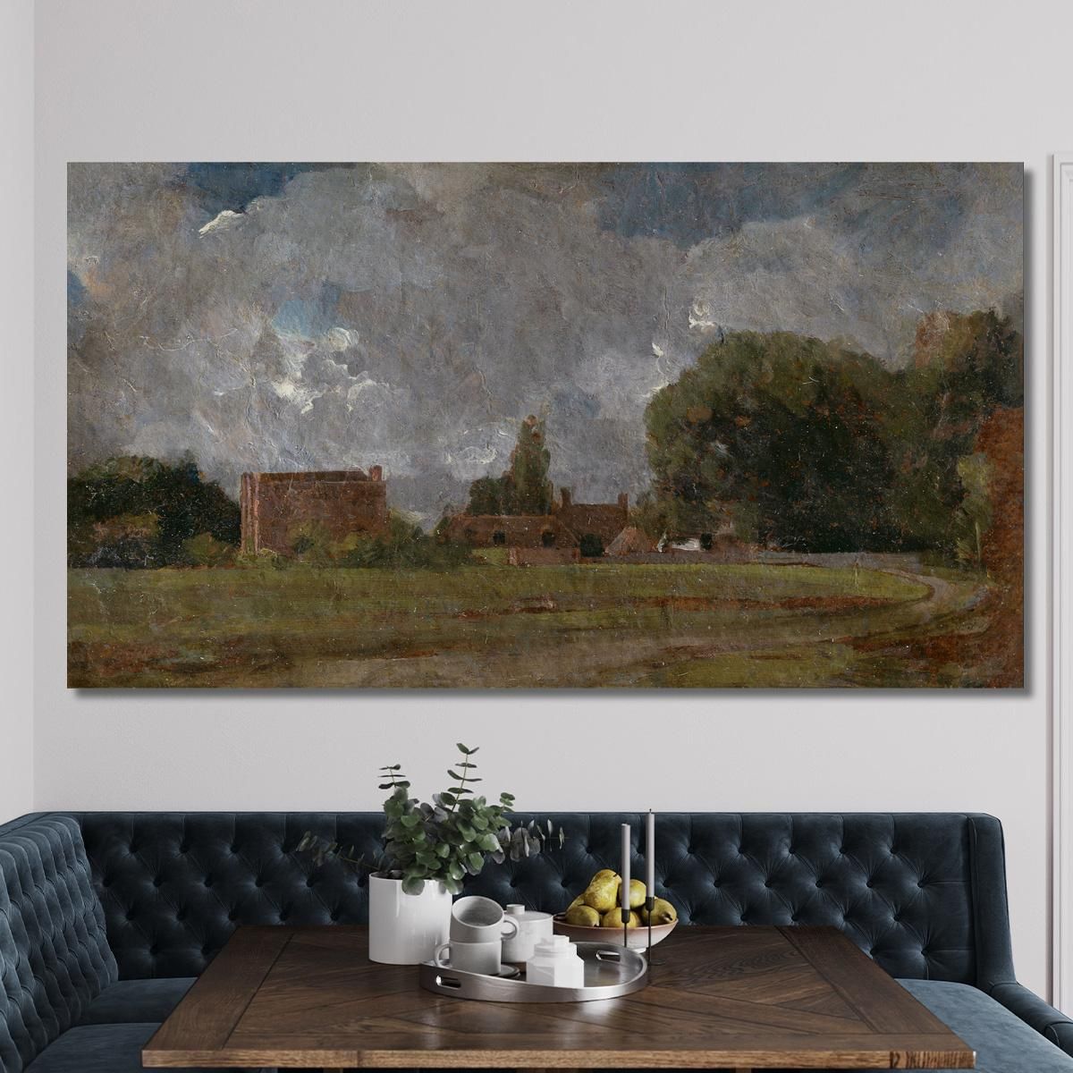 Golding Constable'S House East Bergholt- The Artist'S Birthplace John Constable jcn41 canvas print 