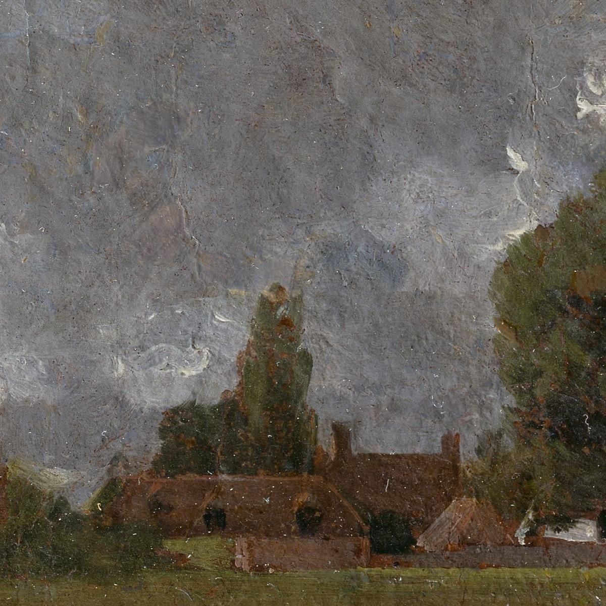 Golding Constable'S House East Bergholt- The Artist'S Birthplace John Constable jcn41 canvas print