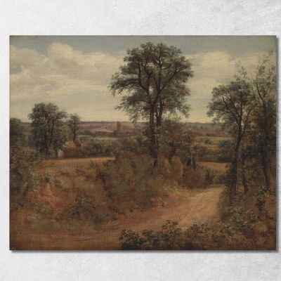 Lane Near Dedham John Constable jcn57 canvas print 