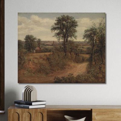 Lane Near Dedham John Constable jcn57 canvas print 