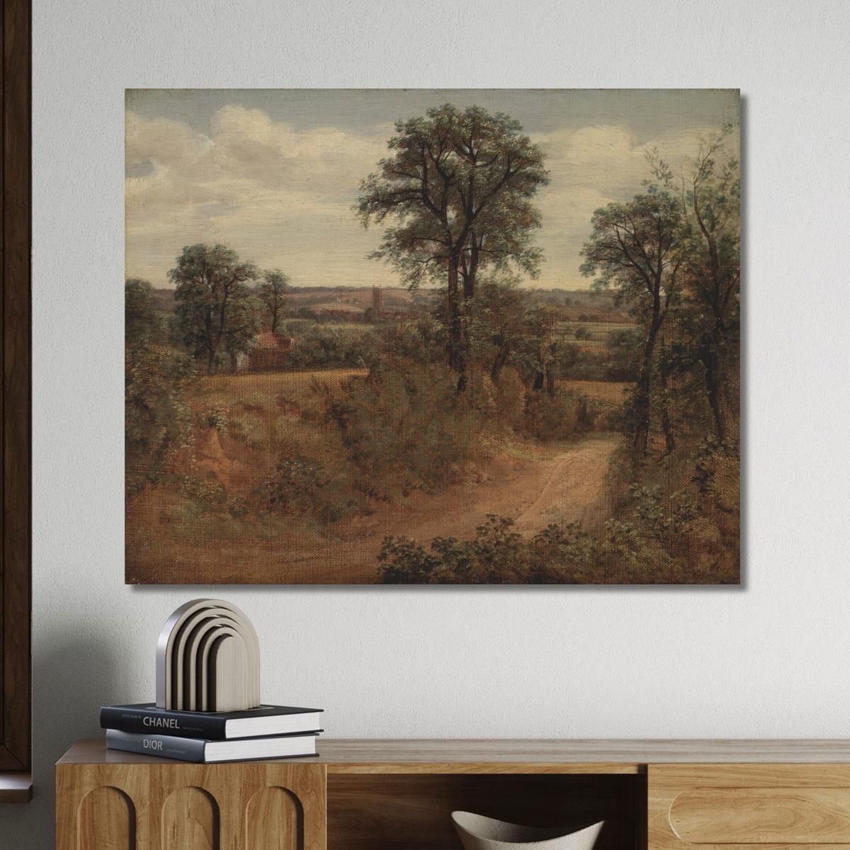 Lane Near Dedham John Constable jcn57 canvas print 