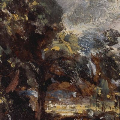 Sketch For The Haywain' John Constable jcn75 canvas print