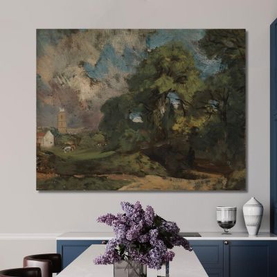 Stoke-By-Nayland John Constable jcn80 canvas print 