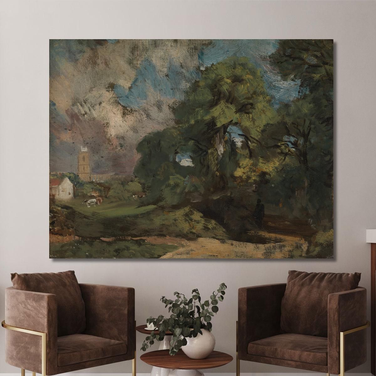Stoke-By-Nayland John Constable jcn80 canvas print 