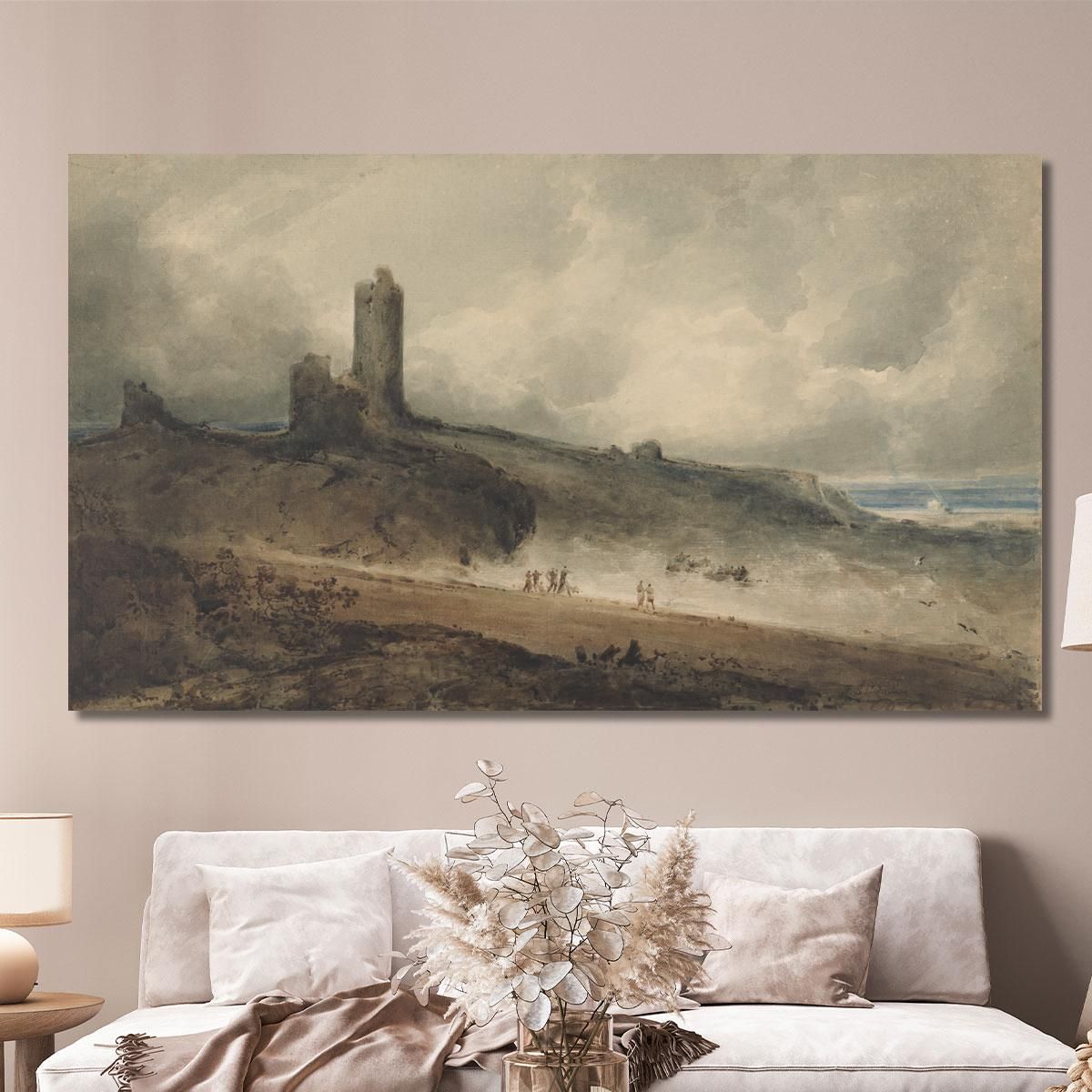Aberystwyth Castle John Sell Cotman jsc5 canvas print 