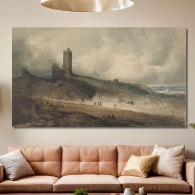 Aberystwyth Castle John Sell Cotman jsc5 canvas print 