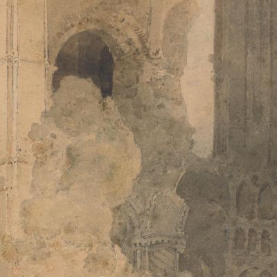 Castle Acre Priory Norfolk John Sell Cotman jsc13 canvas print