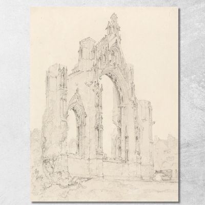 East End Of Howden Church Yorkshire John Sell Cotman jsc20 canvas print 