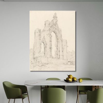 East End Of Howden Church Yorkshire John Sell Cotman jsc20 canvas print 