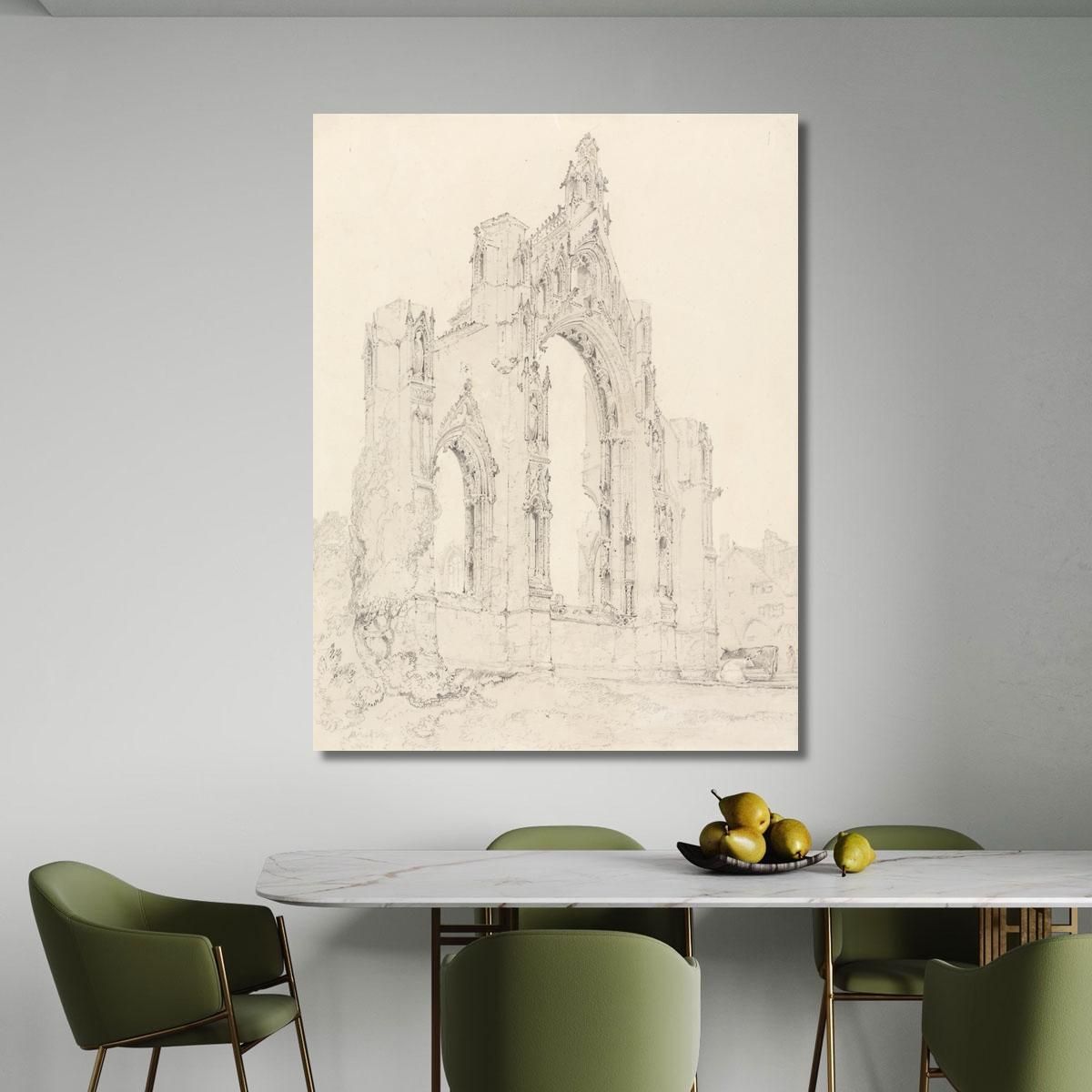 East End Of Howden Church Yorkshire John Sell Cotman jsc20 canvas print 