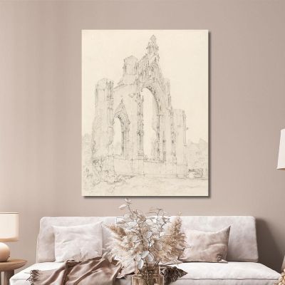 East End Of Howden Church Yorkshire John Sell Cotman jsc20 canvas print 