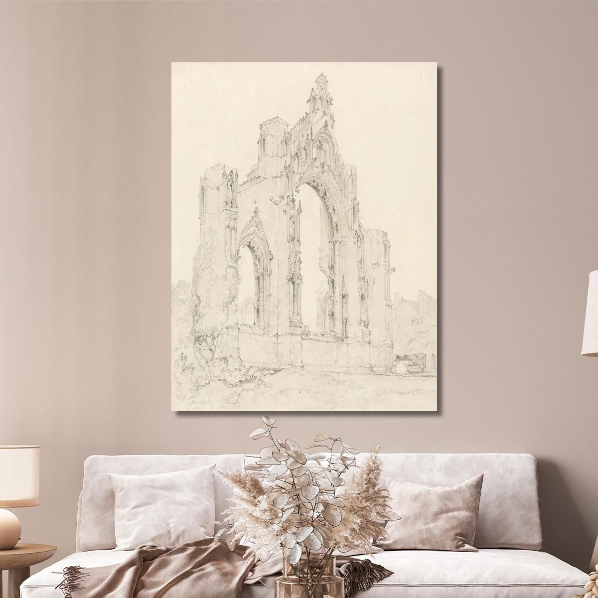 East End Of Howden Church Yorkshire John Sell Cotman jsc20 canvas print 