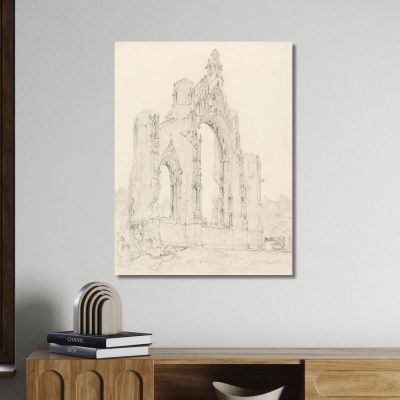East End Of Howden Church Yorkshire John Sell Cotman jsc20 canvas print 