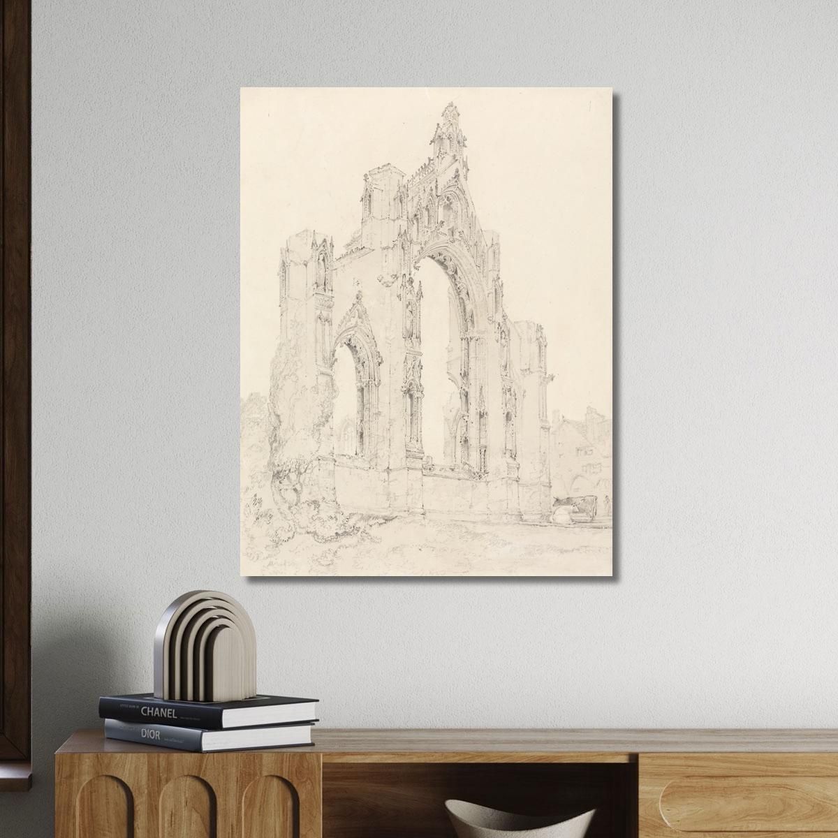 East End Of Howden Church Yorkshire John Sell Cotman jsc20 canvas print 