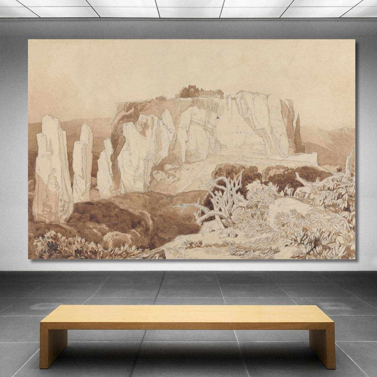 Mortain Normandy John Sell Cotman jsc38 canvas print 