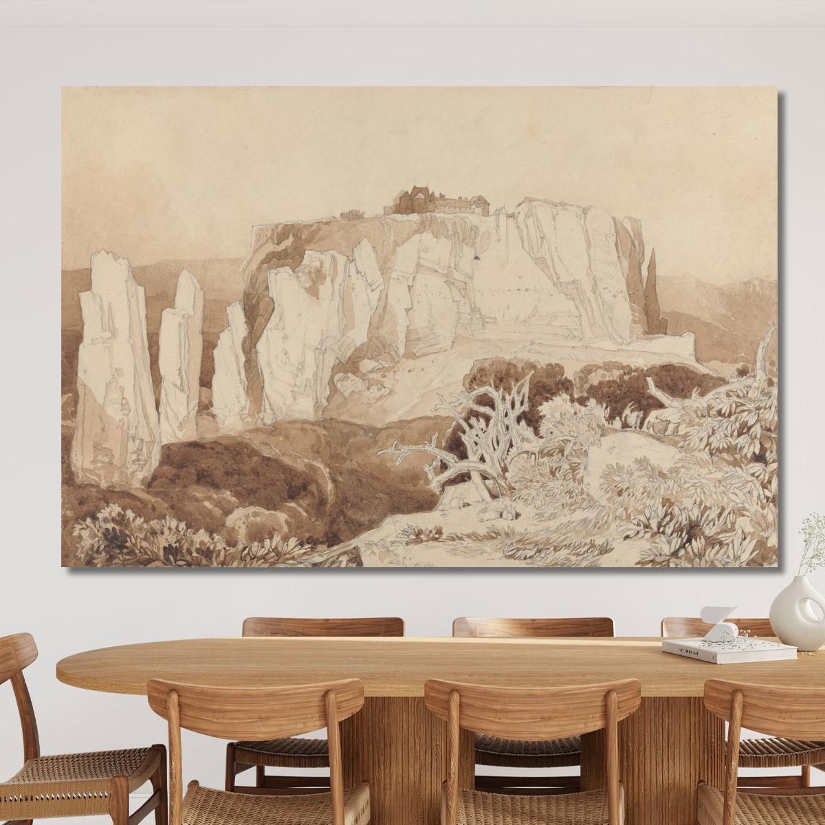 Mortain Normandy John Sell Cotman jsc38 canvas print 