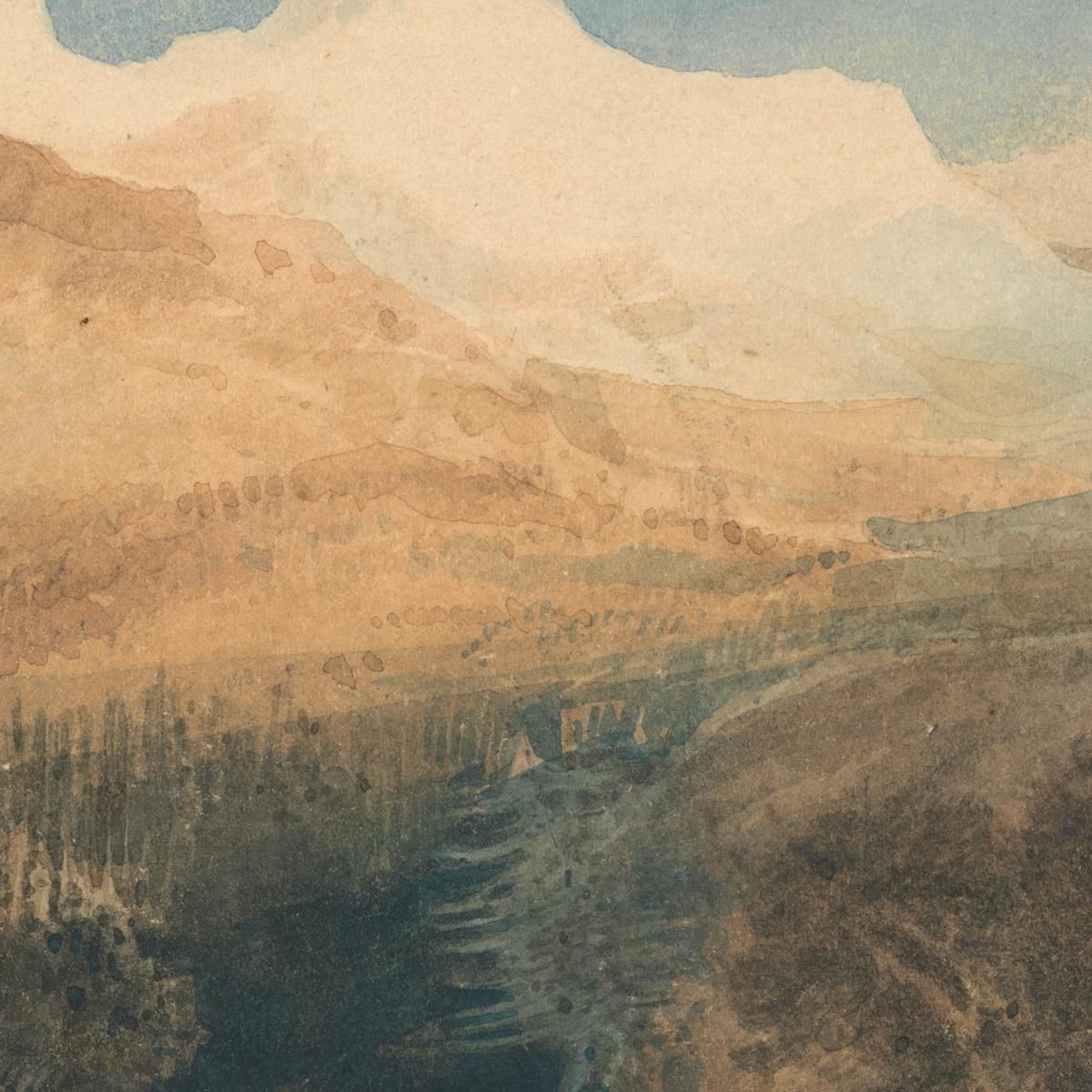 Mountainous Landscape North Wales John Sell Cotman jsc39 canvas print