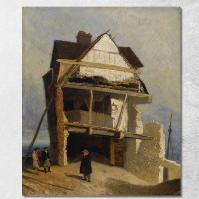 Ruined House John Sell Cotman jsc46 canvas print 