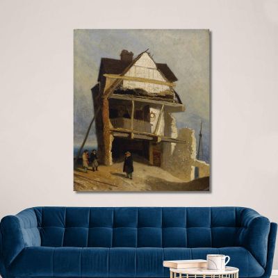 Ruined House John Sell Cotman jsc46 canvas print 