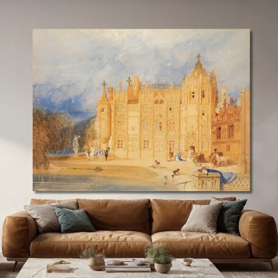 The Abbatial House Abbey Of St. Ouen Rouen John Sell Cotman jsc54 canvas print 