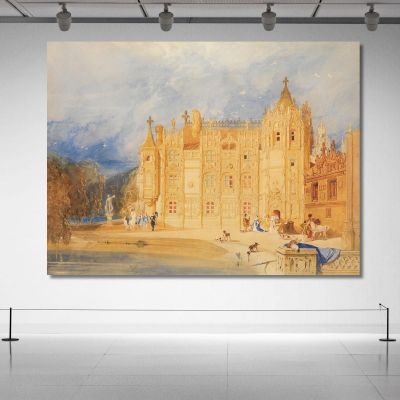 The Abbatial House Abbey Of St. Ouen Rouen John Sell Cotman jsc54 canvas print 