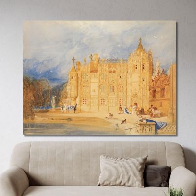 The Abbatial House Abbey Of St. Ouen Rouen John Sell Cotman jsc54 canvas print 