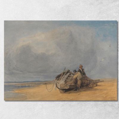 Yarmouth Sands Norfolk John Sell Cotman jsc64 canvas print 