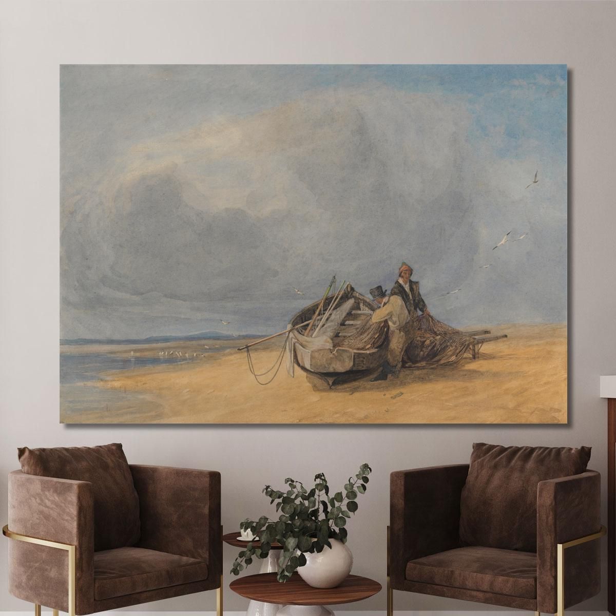 Yarmouth Sands Norfolk John Sell Cotman jsc64 canvas print 