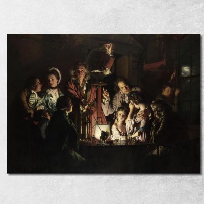 An Experiment On A Bird In An Air Pump Joseph Wright of Derby jwd7 canvas print 
