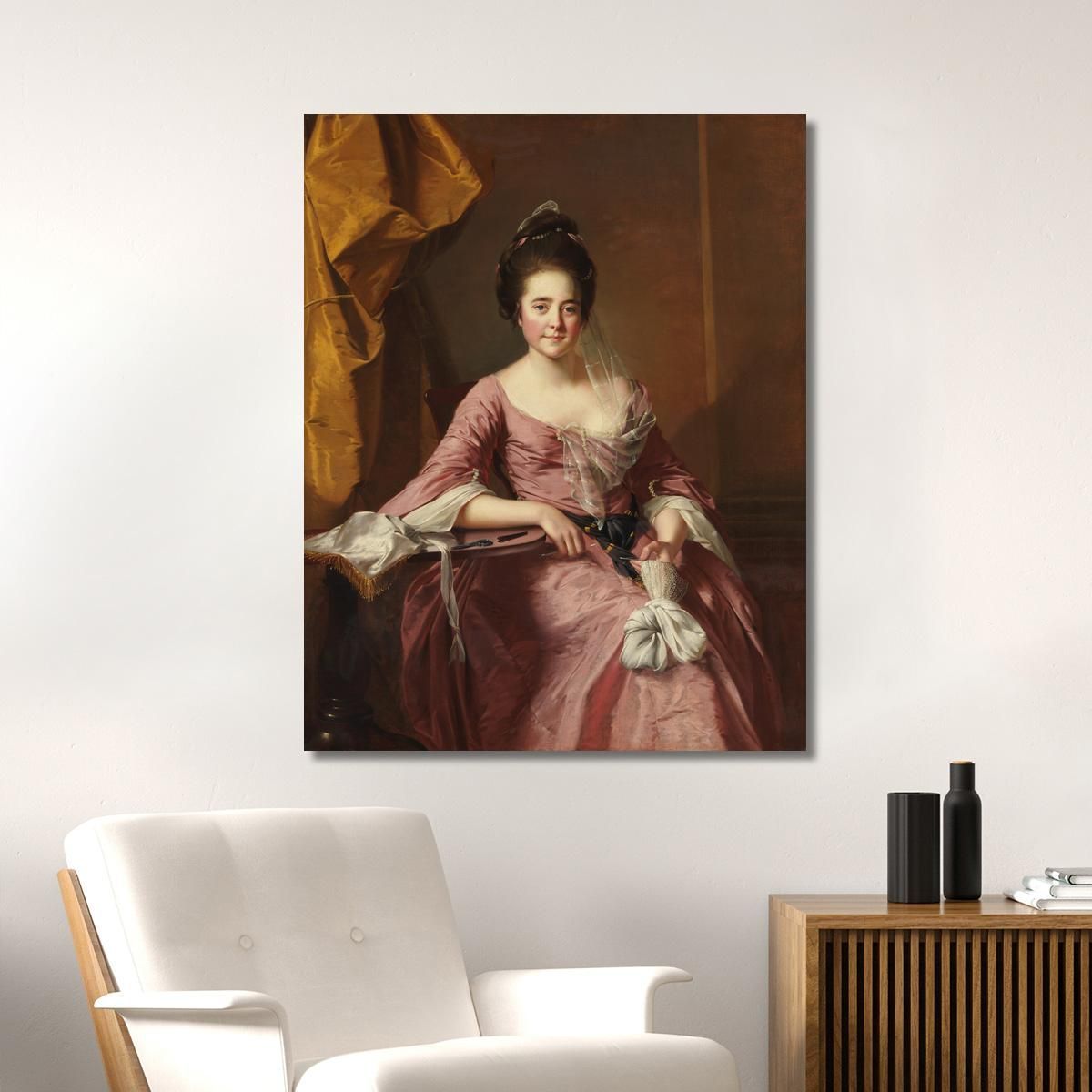 Portrait Of A Woman Joseph Wright of Derby jwd38 canvas print 