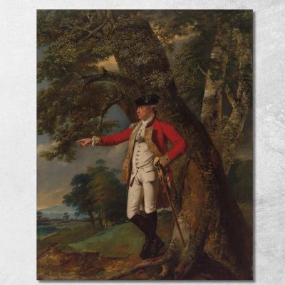 Portrait Of Colonel Charles Heathcote Joseph Wright of Derby jwd39 canvas print 