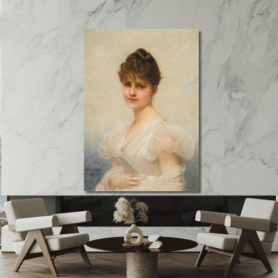 Edith Warren Miller Jules Joseph Lefebvre jle6 canvas print 