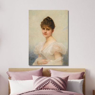 Edith Warren Miller Jules Joseph Lefebvre jle6 canvas print 
