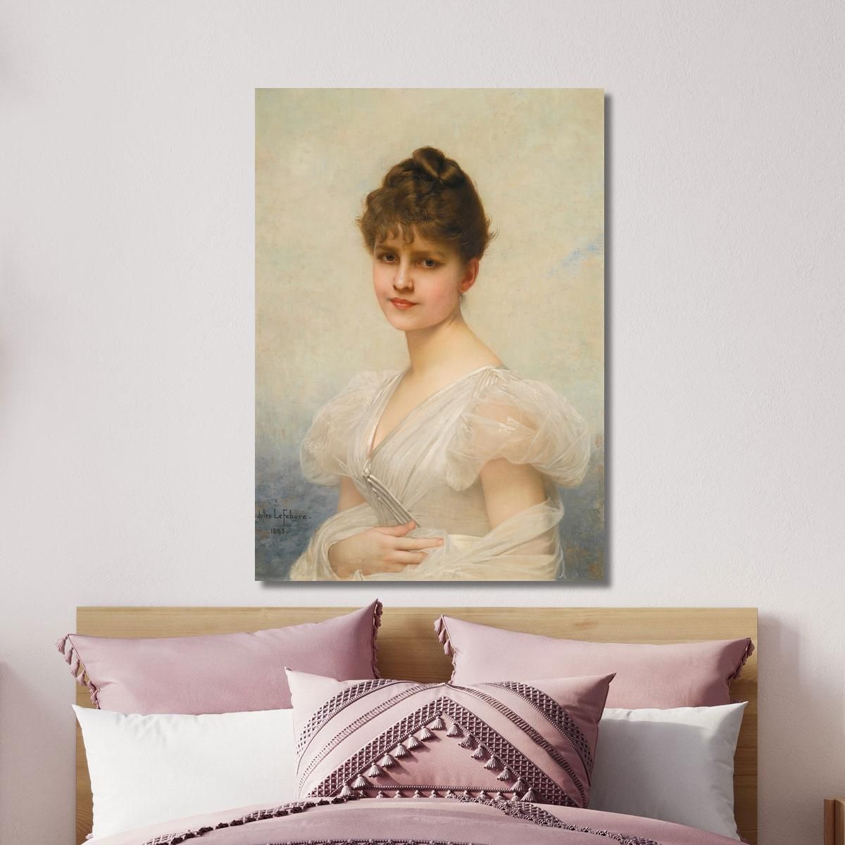 Edith Warren Miller Jules Joseph Lefebvre jle6 canvas print 